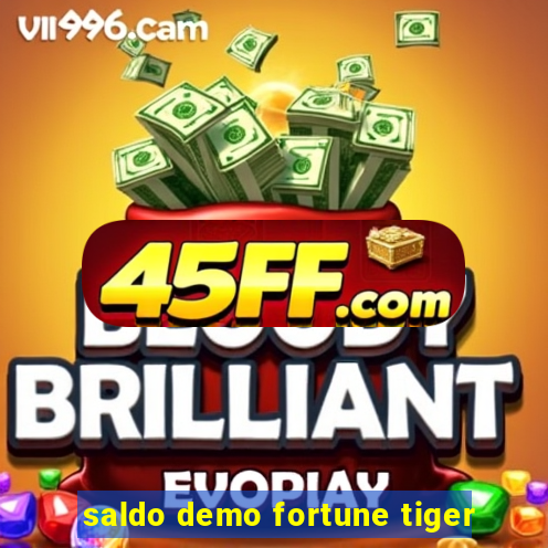 saldo demo fortune tiger